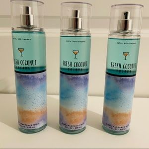 Bath & Body Works FRESH COCONUT COLADA Mist- 3